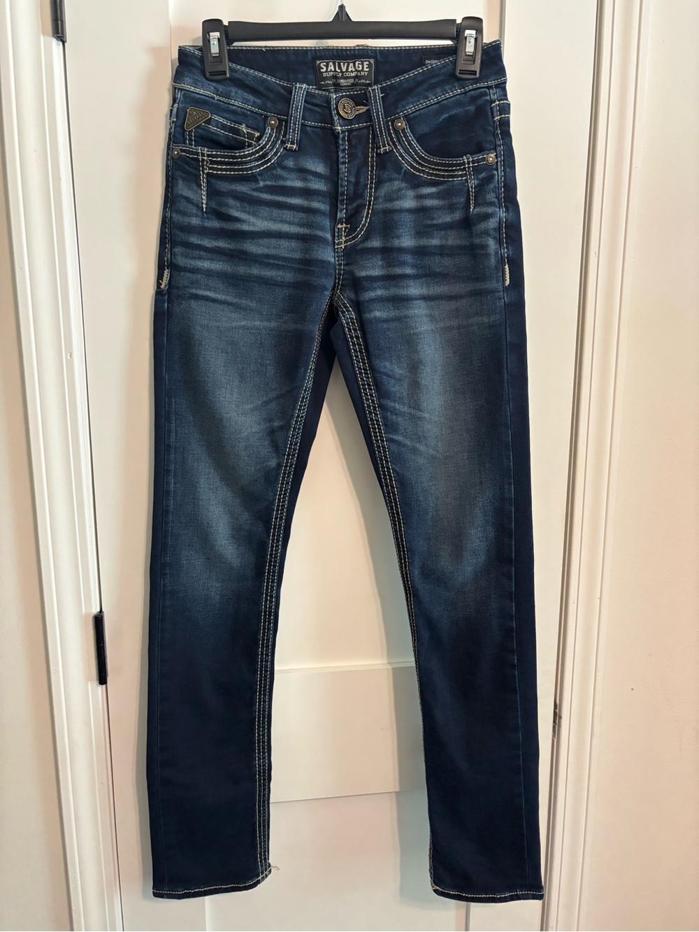 Salvage Dark Blue Men's Slim Fit Jeans 27X32 A103